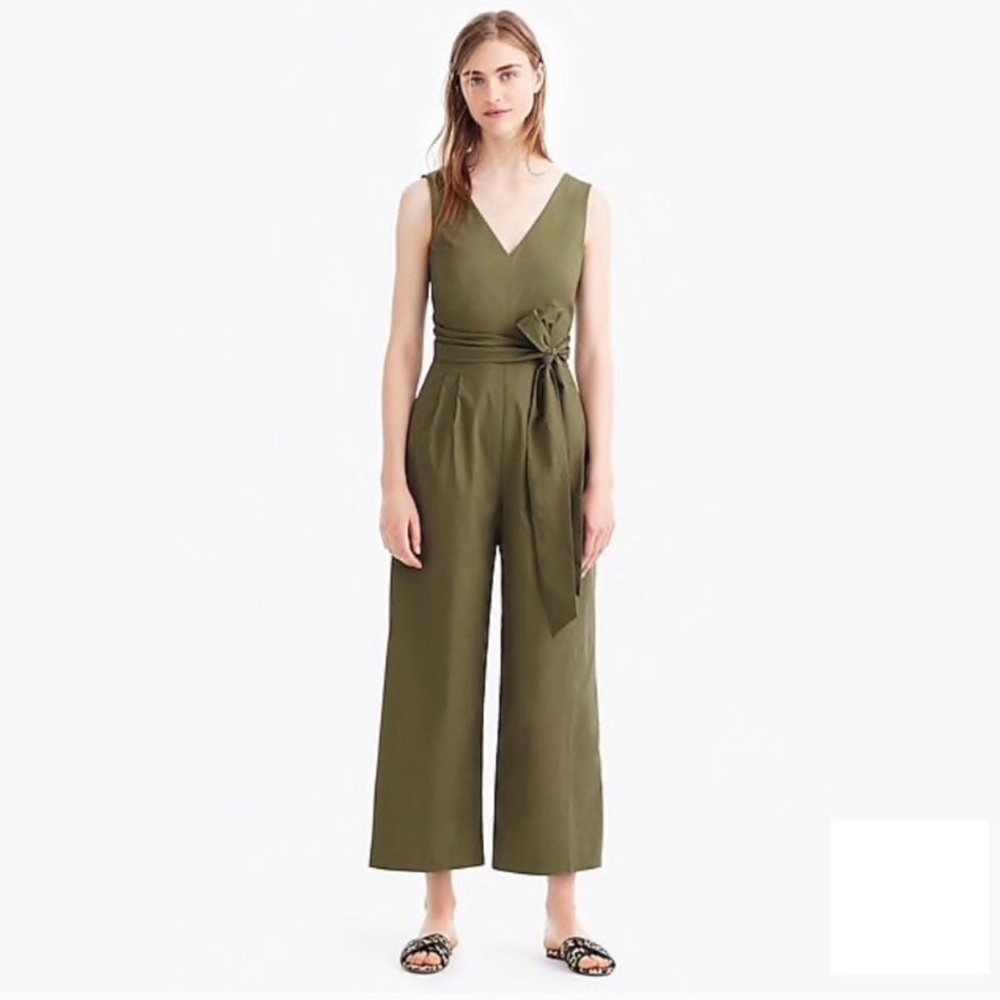 Hunter green jumpsuit